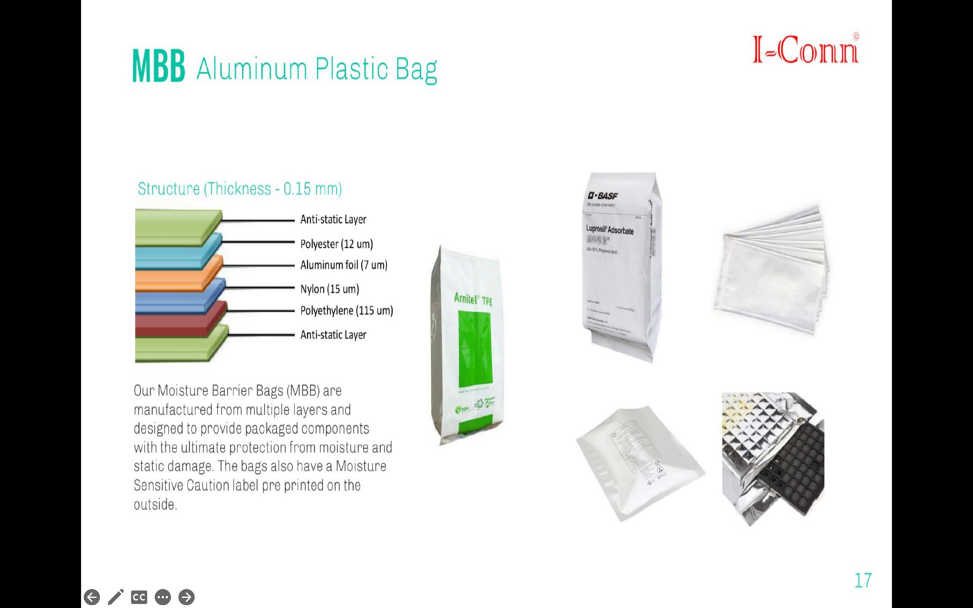 MBB Aluminum Plastic Bag